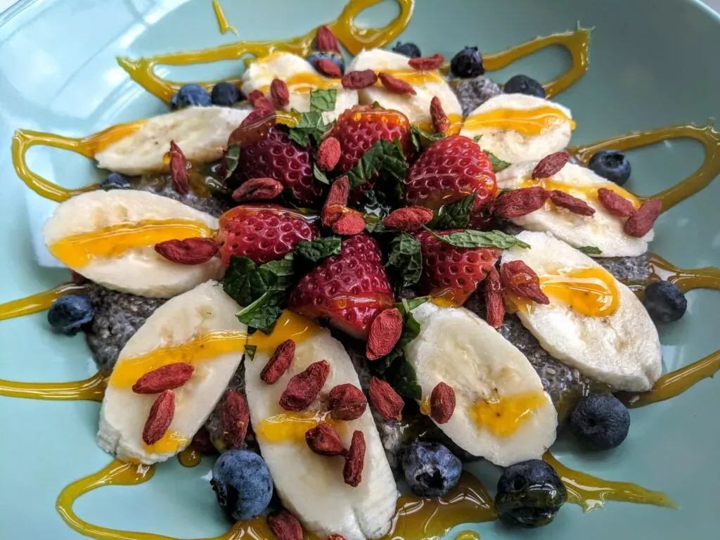 Chia pudding 3 ways