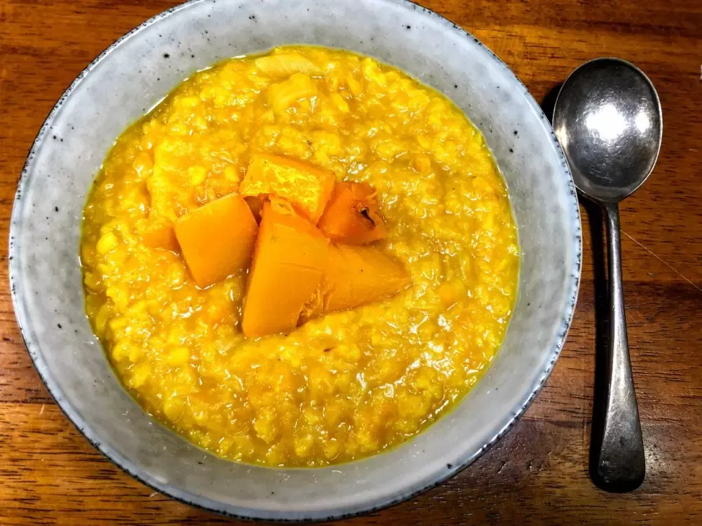 Hearty Pumpkin Dhal Soup