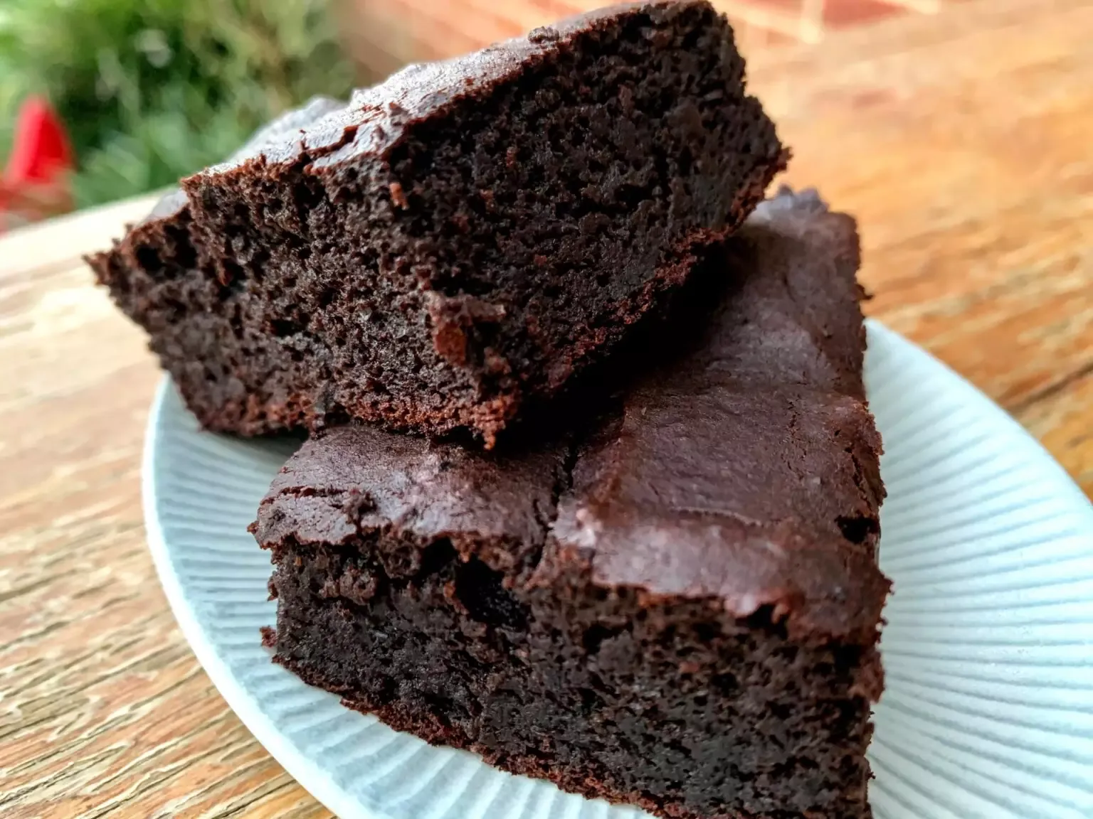 Raw Cacao Blackbean Chocolate Brownies