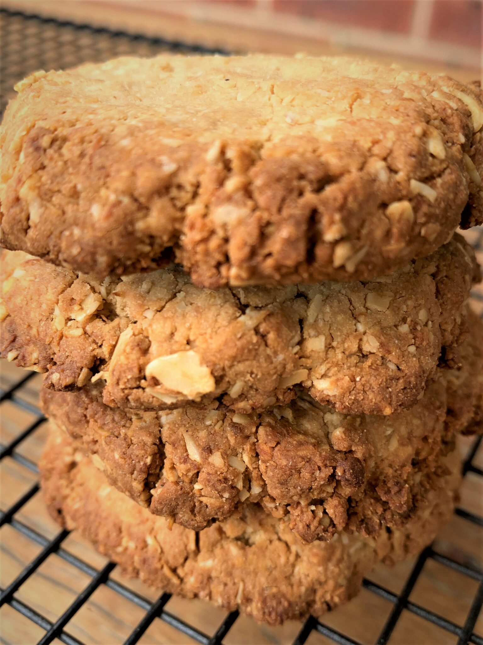 Healthier Anzac Cookies - NourishingMe